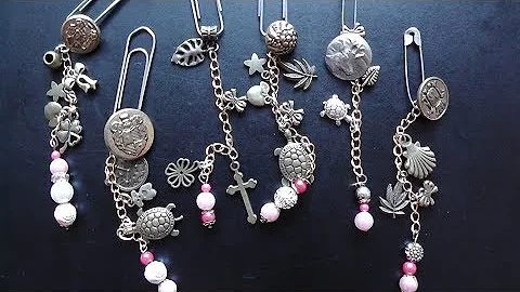 Paper clips with shank buttons