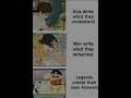 school memes #memes #funny #school #doraemon #shinchan