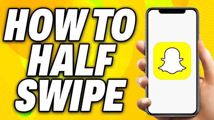 How To Half Swipe on Snapchat New Update (2025) - Quick Fix