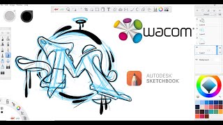 Graffiti Letter M Lettering Tutorial on Graffiti From A to Z With Sketchbook Pro screenshot 1