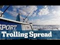 How to Set a Trolling Spread - Florida Sport Fishing TV- Lures, Lines, Outrigger Use