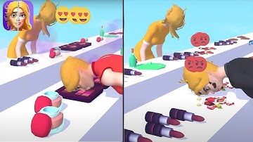 Makeover race 🎀💋💅🏼 Mobile game all levels walkthrough gameplay android and iOS new update #7