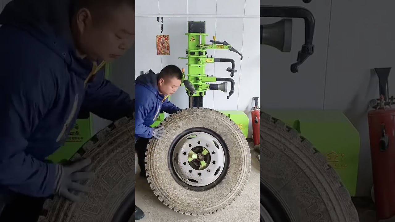 Автоматический станок для ремонта шин 