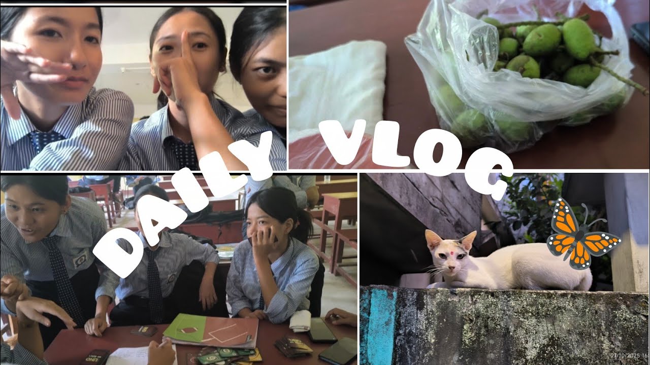 COLLEGE VLOG 🍓||JOLPUI CHALAI MANI😋|RCES📍|college#14