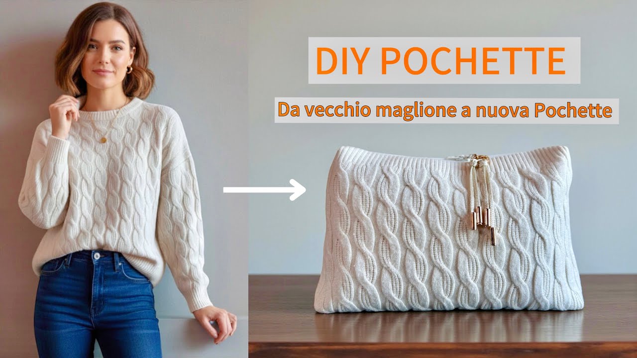 DIY Pochette fai da te ♻️ | Riciclo creativo – Upcycling Sewing Tutorial
