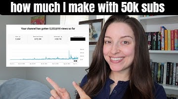 how much I make on YouTube with 50,000 subscribers