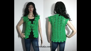 How to crochet easy and quick jacket bolero for beginners free tutorial by marifu6a How to crochet easy and quick jacket bolero for beginners free tutorial by marifu6a