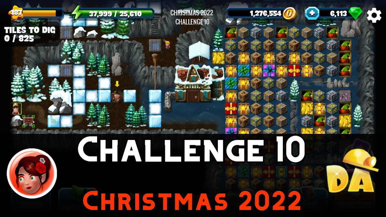Challenge 10 Christmas 2022 23 Diggy's Adventure YouTube
