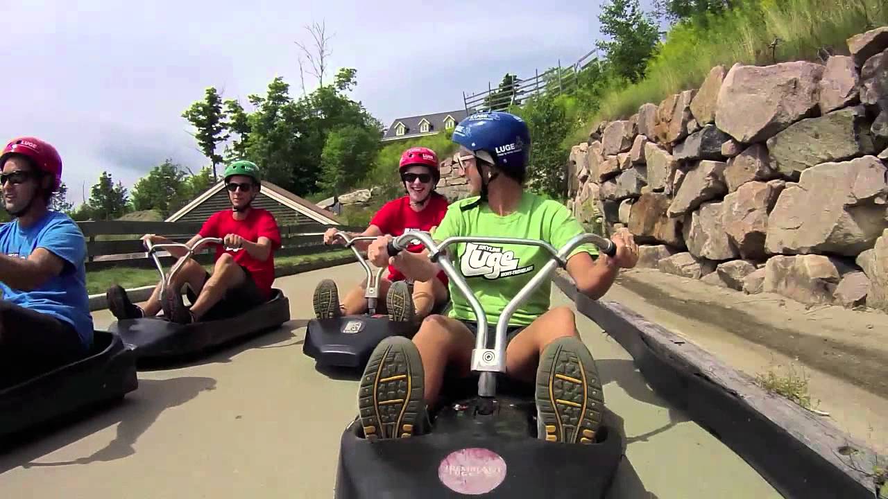 Skyline Luge Mont Tremblant - YouTube