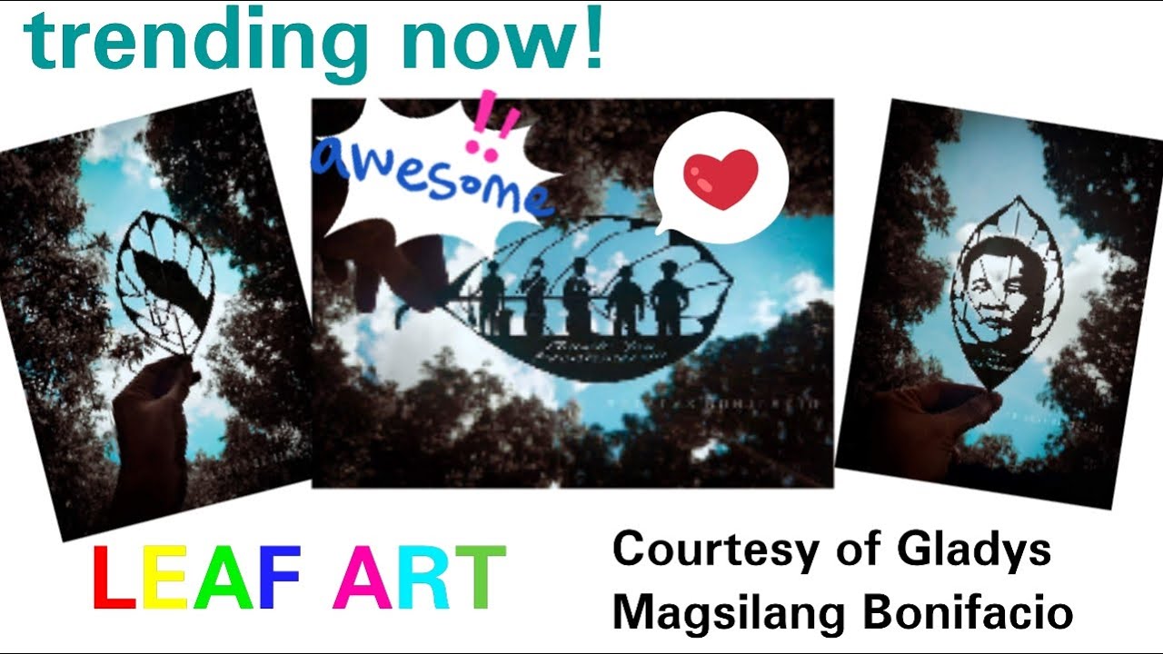 LEAF ART TRENDING ARTIST IN NUEVA ECIJA YouTube