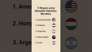 Download Lagu 5 Negara yang Tolak Resolusi Palestina Merdeka, Salah Satunya Tetangga Indonesia MP3