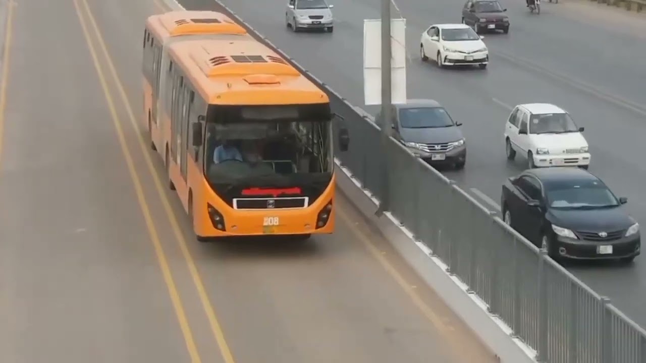 Metro bus | Peshawar Morr - Airport | Orange Line | Islamabad