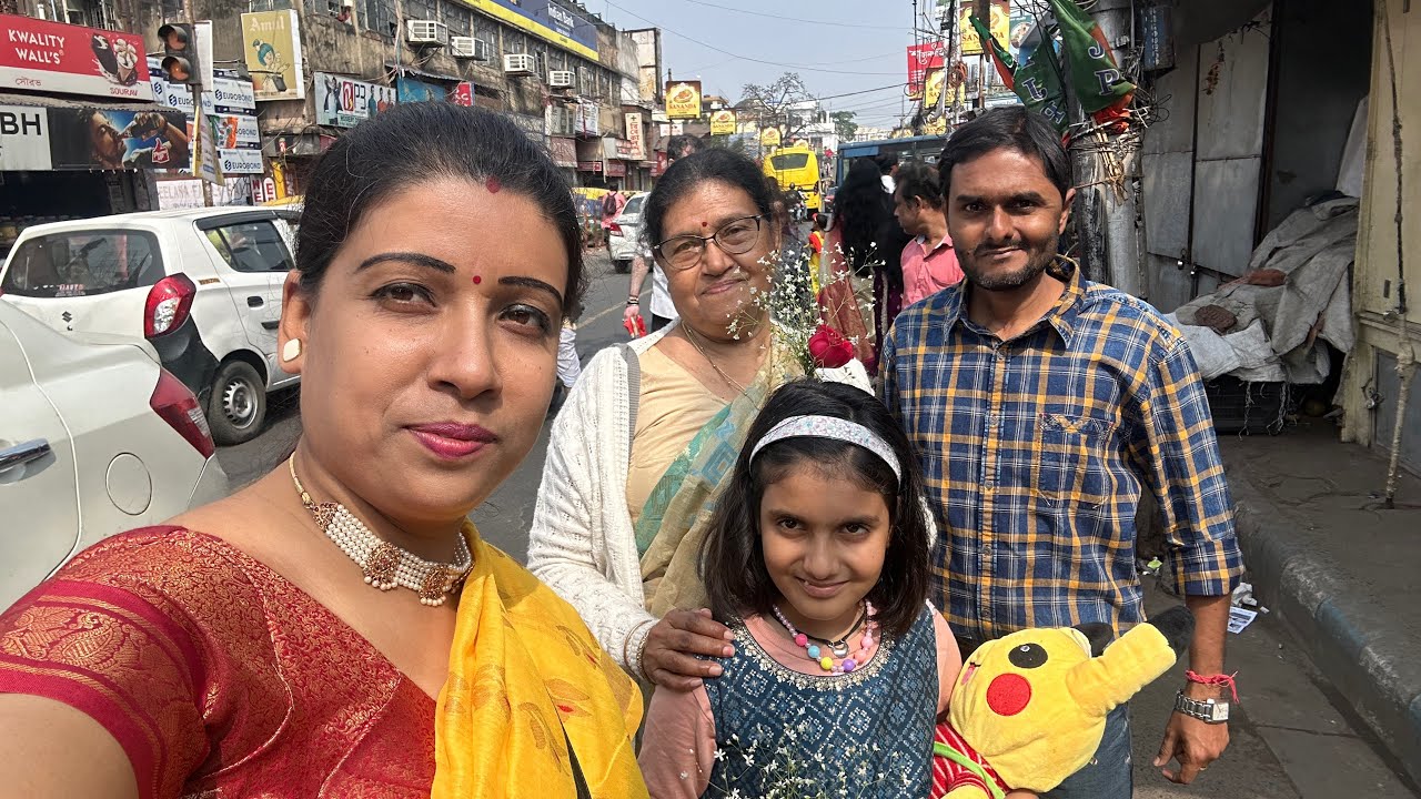 Ajke amar valentine k rose 🌹 dilamfamilyvlog saraswati pujo r