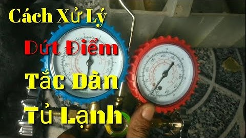 Hướng Dẫn Xử Lý Tủ Lạnh LG Bị Tắc Dàn Không Đông Đá//Cách Súc Dàn,Nạp Gar R13a Cho Tủ Lạnh