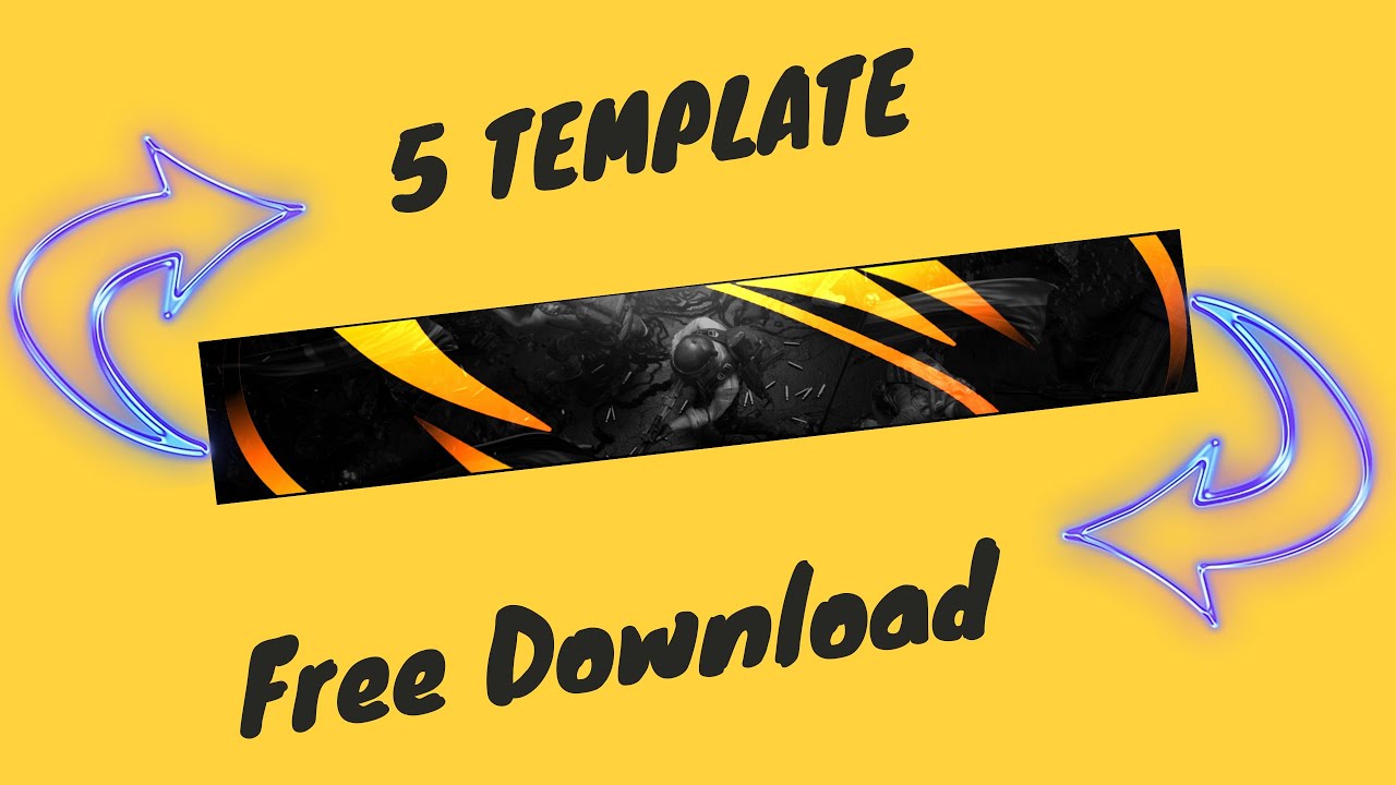 5 Channel Banner Template No Text 🙂 | Gaming 🎮Channel Banner