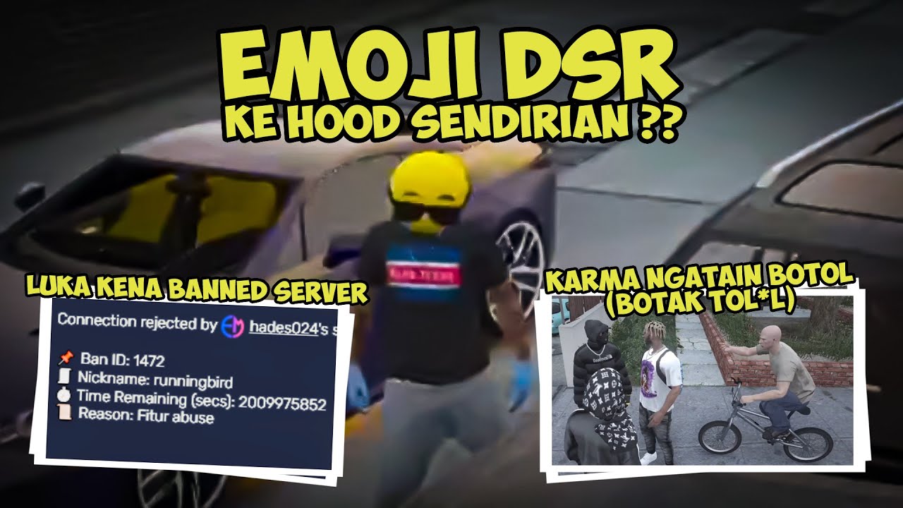 Появляется эмодзи «Дорожники боятся DSR» | Ролевая игра GTA V #executiverp #roadmen