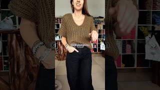¡Sólo 2 rectángulos! Chaleco FÁCIL paso a paso para PRINCIPIANTES con tutorial completo 🔥