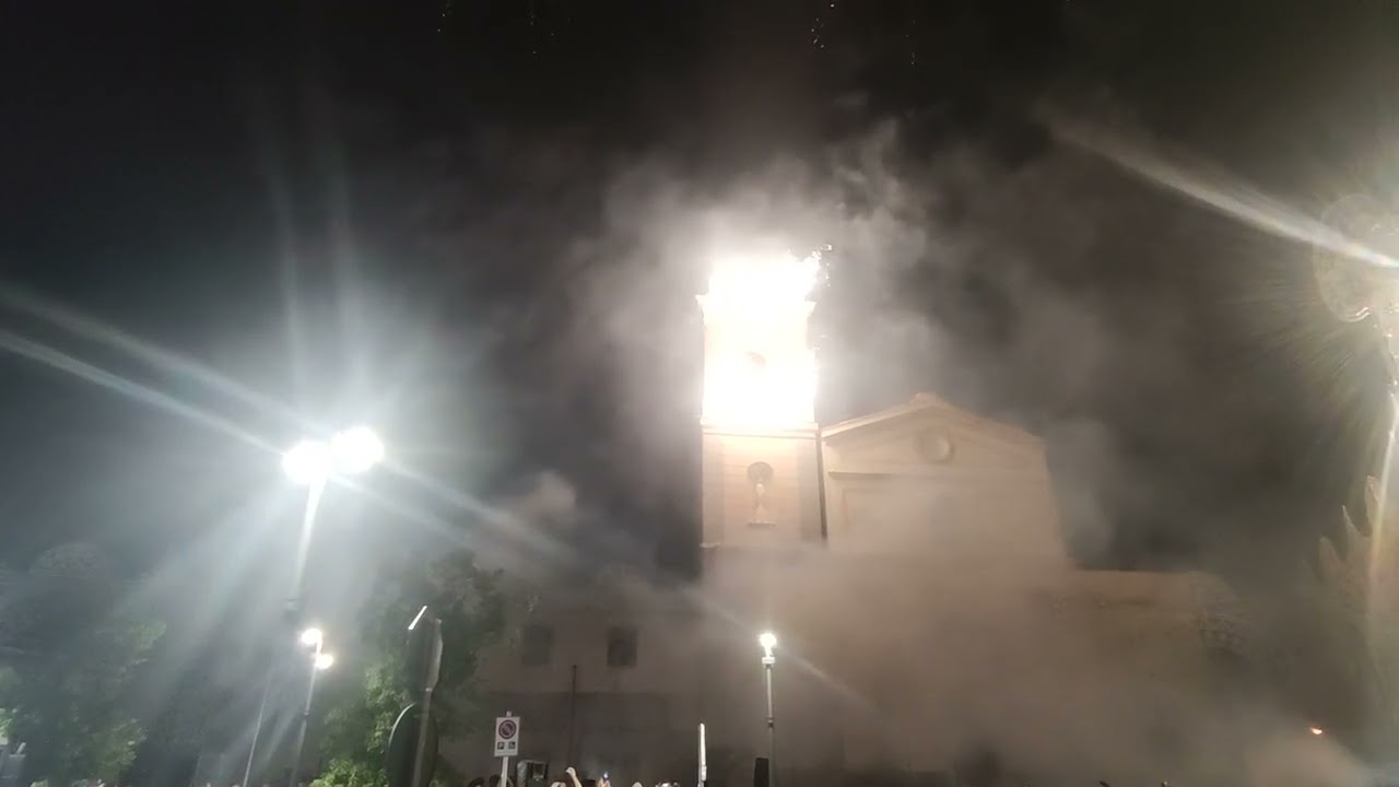 Incendio del Campanile di Succivo (Ce) 02/07/2023 - by Fratelli Vaccalluzzo