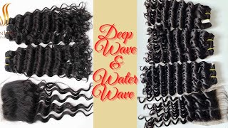 Deep Wave And Water Wave- What are the differences | Virgin Hair Vietnam