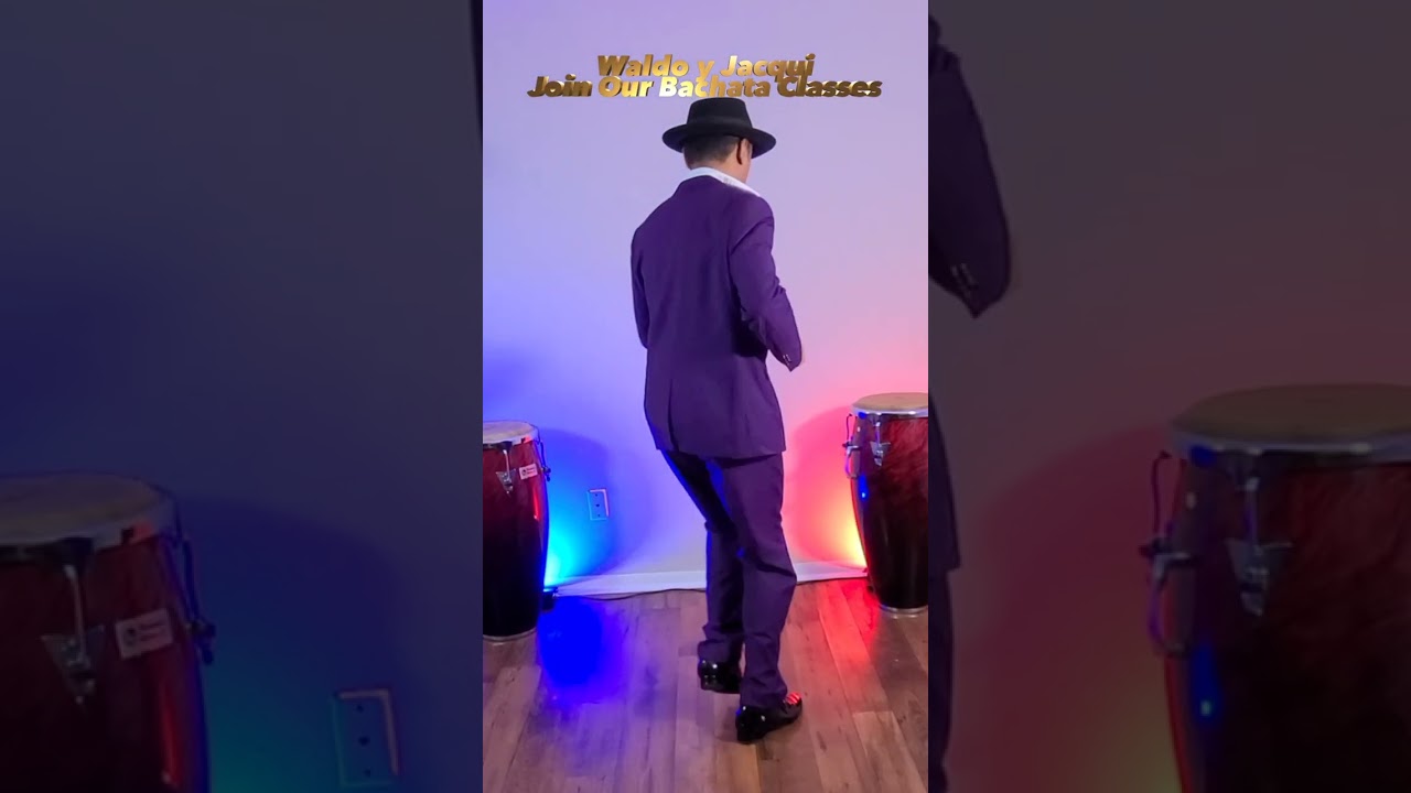 Bachata Basic Step Forward and Back | Bachata Men Styling | Bachata Dance Video | Waldo y Jacqui