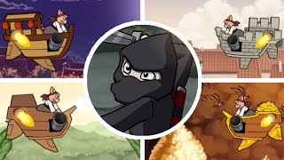 Ninja Ducks vs Pirate Pigs All Bosses screenshot 1