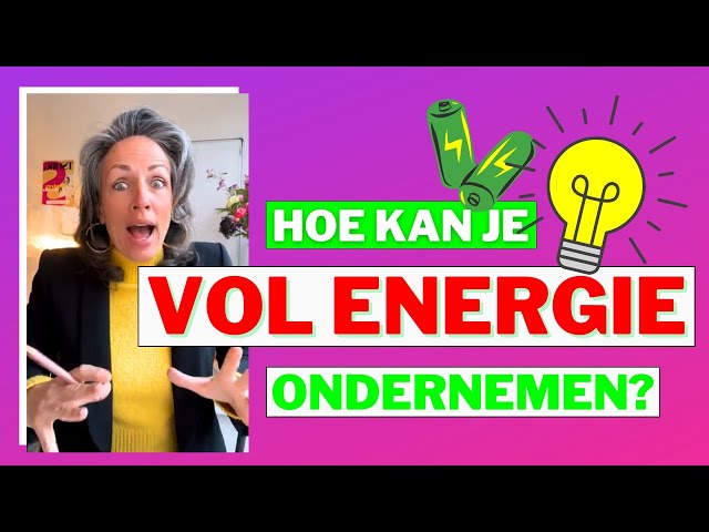 Hoe kan je vol energie aan je business werken?! | Liesbeth LIVE Business Motivation afl. 75