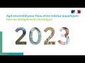 Lagence de leau et le comit de bassin loirebretagne vous souhaitent une excellente anne 2023
