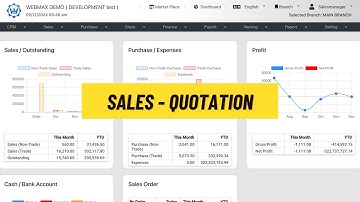 (华语) Sales - Quotation (Webmax ERP System) (V3)