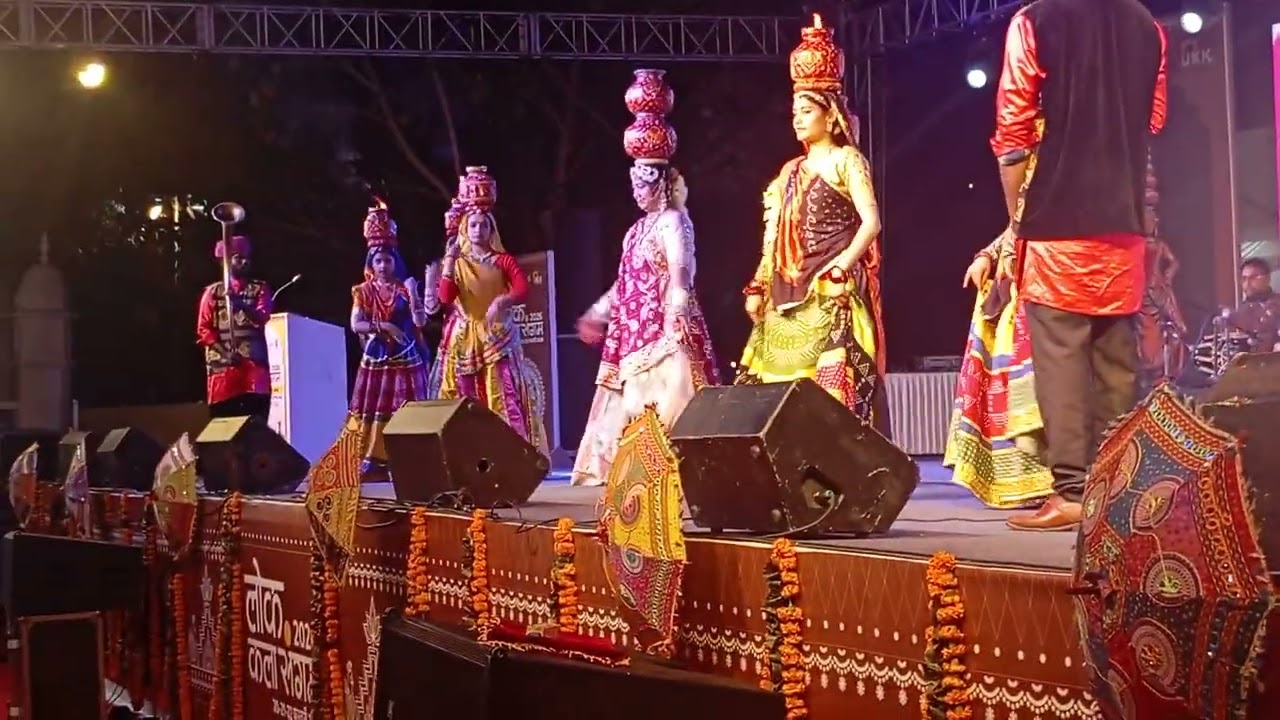 संस्कार भारती का J K K में चिरमी डांस का नया रूप , कोरियोग्राफर पंडित राजेंद्र राव जी 