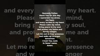 Say This Prayer Before Sleep Tonight | Night Prayer for Peace and Protection