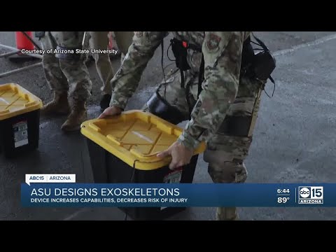ASU designs exoskeletons for US military