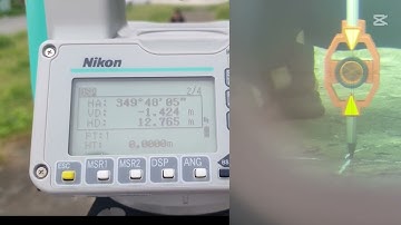 Hướng dẫn sử dụng máy toàn đạc Nikon và đo các yếu tố cơ bản.