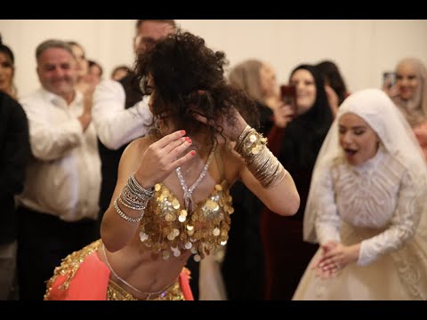 Lebanese & Egyptian Mixed Wedding with amazing bellydancing entertainment. RANA & TALAL