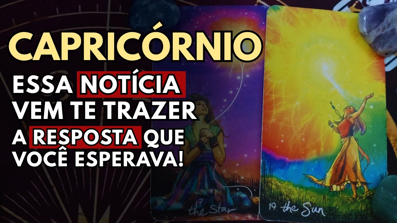 ♑CAPRICÓRNIO UMA VIRADA ESTÁ PRESTES A ACONTECER NA SUA VIDA! #tarotresponde