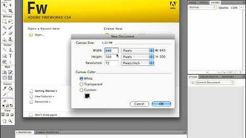 Intro to Adobe Fireworks