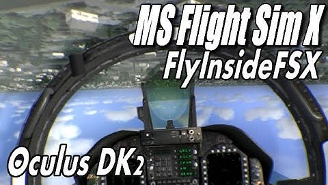 Oculus Rift DK2 - FlyInsideFSX / MS Flight Simulator X "ASMR Runway Incursion"