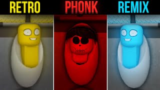 Roblox Skibidi Toilet Retro Vs Remix Vs Aggresive Phonk Version - 1 Part