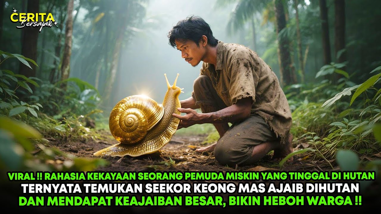 VIRAL !! BIKIN HEBOH WARGA, RAHASIA KEKAYAAN PEMUDA MISKIN TERNYATA BERKAT SEEKOR KEONG MAS AJAIB