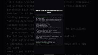 Setting up a Secure Reverse Proxy with Nginx | Educational