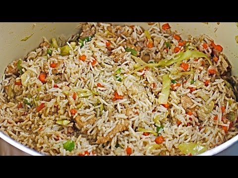 chicken-&-vegetable-rice-recipe-for-beginners-or-students,-desi-style-chinese-rice,-veg-rice-recipe