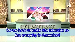 Do we have to make the intention everyday before fasting in Ramadan? - Assim al hakeem
