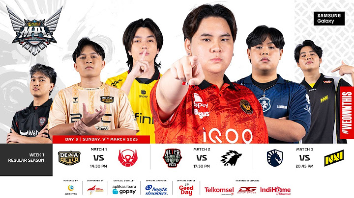 🔴 LIVE | MPL ID S15 | Regular Season Day 3 Week 1 | English