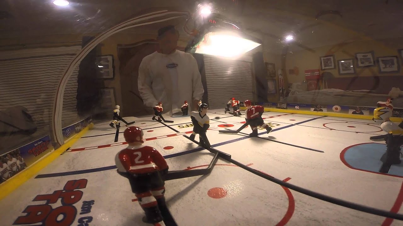 SLAP SHOT Bubble Hockey with GoPro YouTube