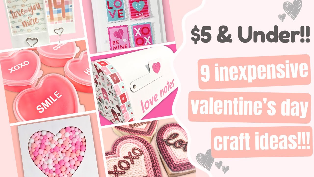 9 поделок на День святого Валентина, сделанных с помощью Cricut, менее чем за 5 долларов | Дешевы...