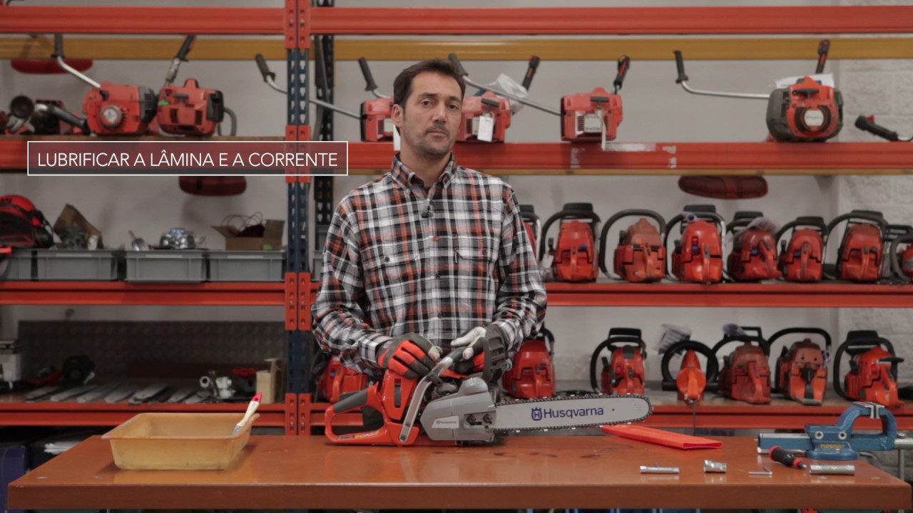 Como trabalhar com motosserras: Manutenção - Limpeza e Manutenção motosserra | Vídeo 26