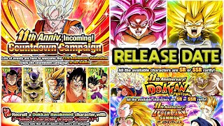 Banners Release Date & Red Stone Update 11Th Anniversary Countdown Campaign Dbz Dokkan Battle