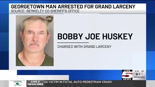 VIDEO: Man charged with attempted theft of trailer from Berkeley County deputy’s yard