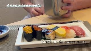 How to eat Sushi