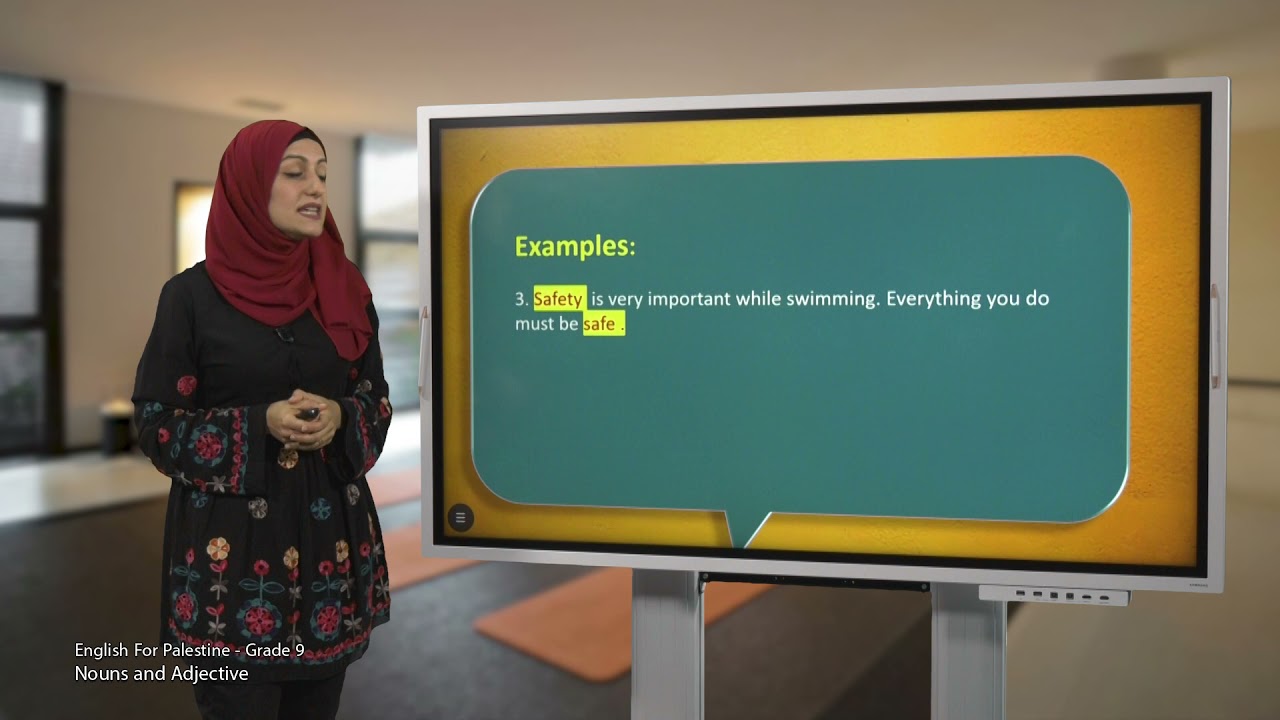-2021- درس 6 | الوحدة 1 | nouns and adjectives | الصف 9 | اللفصل 1 | اللغة الانجليزية