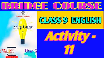 Bridge Course Class 9 English Activity -11 How to write Essay from given point